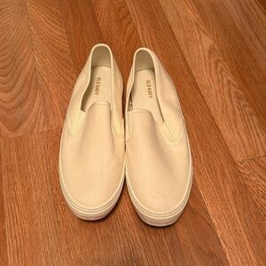 Cream/Off White Slip Ons